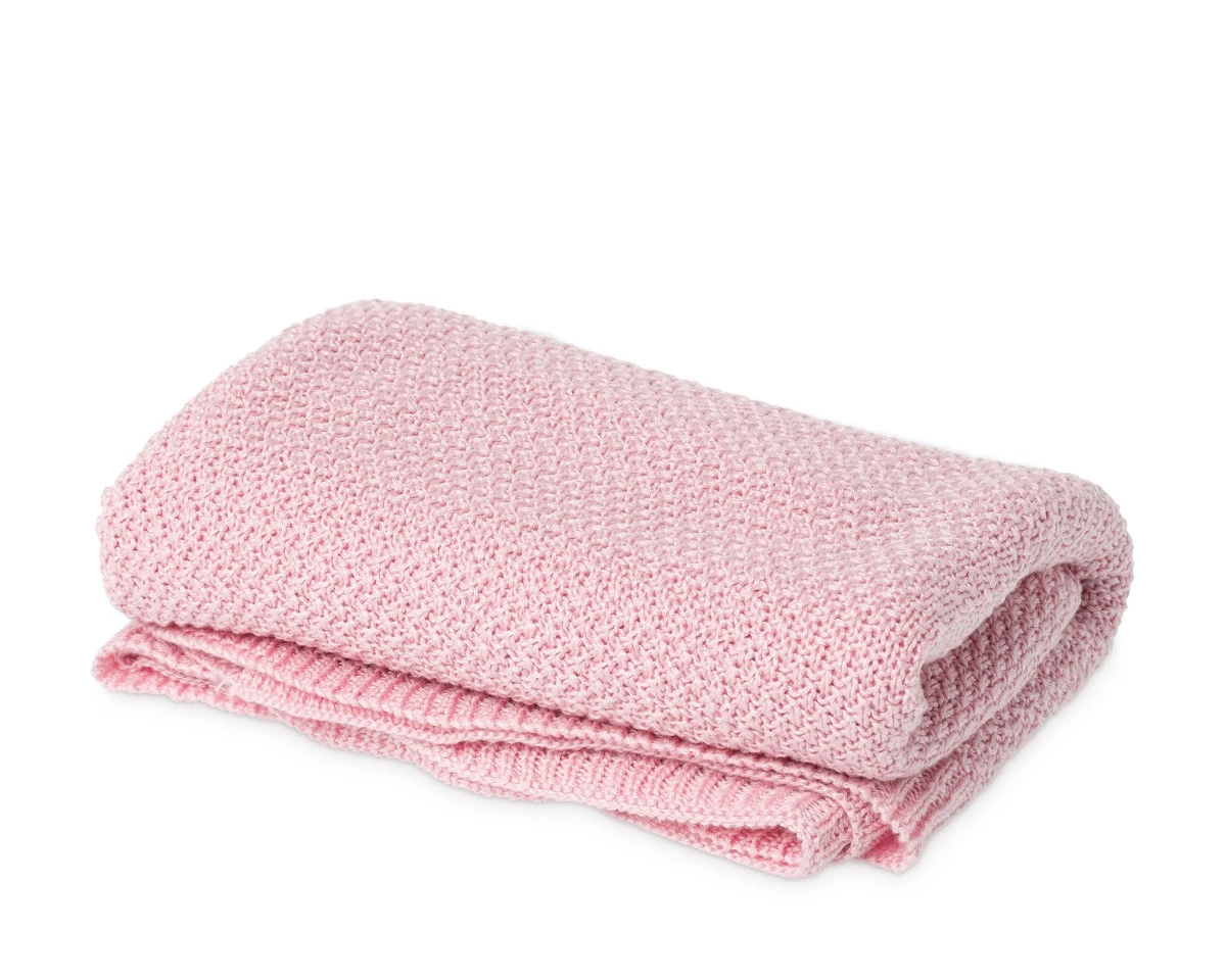 Mantita 80x110 cm Bambu para Bebe Rosa